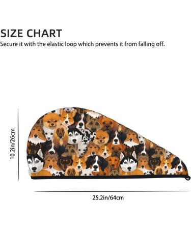 Super Absorbent Microfiber Hair Towel for Dogs & Women - Quick Dry Coral Velvet Cap for Long Curly & Thick Hair - Buy Online on GoSupps.com