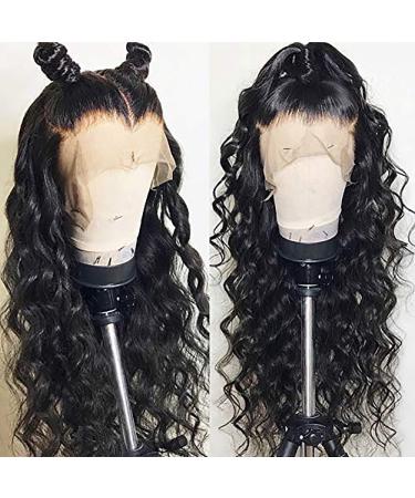 Andria Glueless Natural Wave Synthetic Lace Front Wig 24 Inches - Heat Resistant Fiber Hair with Baby Hair for Black Women - Buy Online on GoSupps.com
