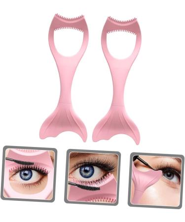 Beatifufu 2pcs Mascara Brush Mascarades for Women Jewelry Cleaner Eye Makeup Tool Lash Tool Pink - Buy Online on GoSupps.com