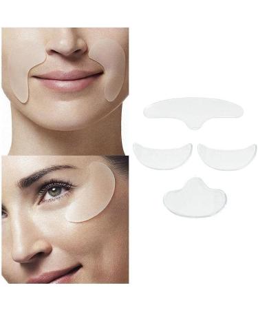 Silicone Eye Patch Combo Set Reusable Wrinkle Facial Forehead Facial Patch Removal Sticker Pad Eye - Buy Online on GoSupps.com