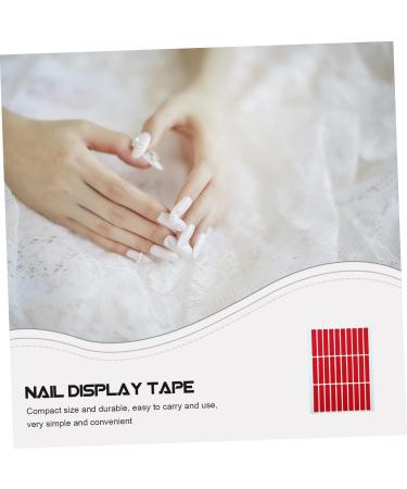 minkissy 5 Sets Display Board Tape Double Adhesive Manicure Tape Nail Pusher Removable Mounting Tape Nail Art Showing Tape Nail Display Stand Strip Adhesive Tape Crystal Accessories 5.9x1x0.2cm - Buy Online on GoSupps.com