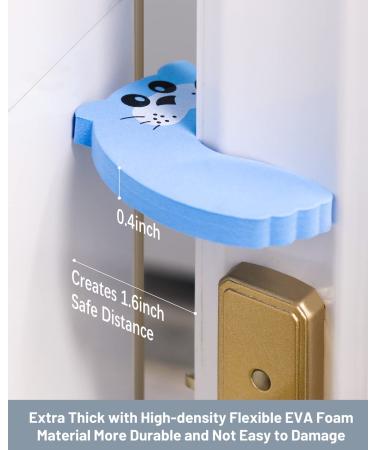 6pcs LEOADE Door Finger Pinch Guards - Soft Foam Safety Cushions for Kids - Cartoon Animal Design - Prevent Finger Injuries and Slamming Doors - Child & Pet Safety - 1.3cm - Buy Online on GoSupps.com