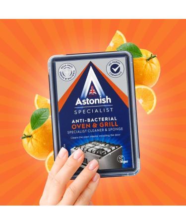 UKDD Astonish Oven & Grill cleaner Sponge 250g with Metal Scraper set to keep your Hob clean - Buy Online on GoSupps.com