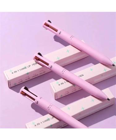 ERMOPATRY 4-In-1-Make-Up-Stift Four-Color High-Gloss Lip Liner Eyeliner And Eyebrow Pencil Multi-Functional Makeup Pen Portable Makeup Pen Girls Makeup Gift (1 pcs) - Buy Online on GoSupps.com