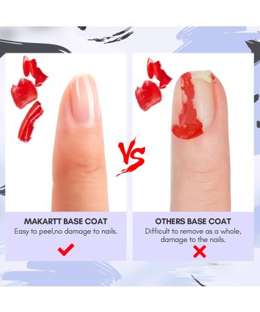 Makartt Peel Off Base Coat 15ml - Easy Peelable Removal for Gel Nail Polish - Buy Online on GoSupps.com