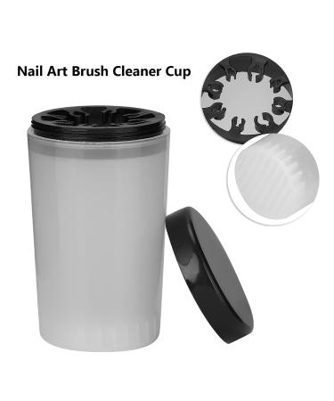 Brush Cup for Nail Art - Nail Brush Cleaner Holder with Spiral Trough | Essential Nail Art Tools for Professionals - Buy Online on GoSupps.com