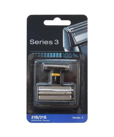 31B Shaver Foil Cassette Head Replacement Part Fit for B-raun 5410 5412 5414 5415 5416 5417 5418 5427 5441 5442 5443 5444 5446 5455 5466 5468 5474 5476 5478 5483 5485
