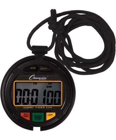 Champion Sports Jumbo Display Watch in Dark Gray - High Visibility Timepiece - Buy Online on GoSupps.com