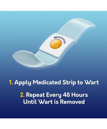 Compound W Maximum Strength One Step Invisible Wart Remover Strips - 14 Count Pack - Fast and Effective Treatment for Warts - Buy Online on GoSupps.com