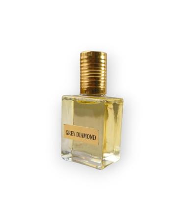 Grey Diamond Premium Attar-Atar Perfume Oil Fragrance for Men and Women Unisex Parfume Scent Spray Long Lasting Roll On Essential Oil Itar Semi Natural Non Alcoholic Size Volume: 12ML (0.4 Fl Oz). - Buy Online on GoSupps.com