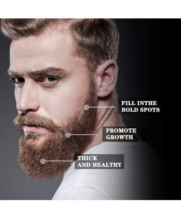 Derma Roller Beard Growth Serum - Stimulate Beard and Hair Growth - 0.5mm for Men - Amazing Beard Growth Kit 2 Piece Set - Buy Online on GoSupps.com