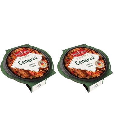 DREISTERN Cevapcici with rice and peppers 400 g (pack of 2)