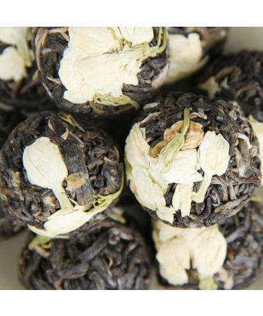 HELLOYOUNG 500g Th Pu'er au jasmin naturel chinois Dragon Pearl Aliment vert biologique pr sentant un go t fort mais doux Th pu-erh Pu'er Tea - Buy Online on GoSupps.com