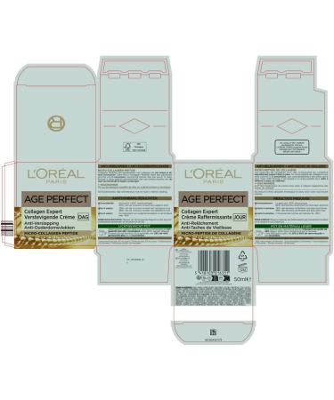 L'Or al Netherlands BV LOr al Paris Age Perfect Collagen Expert Firming Day Cream 50ml The skin is nourished more supple and feels comfortable Enriched with a new SoyCeramide complex - Buy Online on GoSupps.com