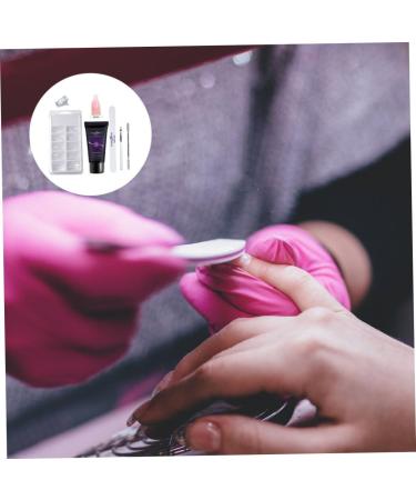 POPETPOP 1Set Set nail extension glue set nail polish gel kit nail art brush poly nail gel slip solution nail builder gel kit nails gel manicure kit Manicure Lengthen Kit nail tool plastic - Buy Online on GoSupps.com