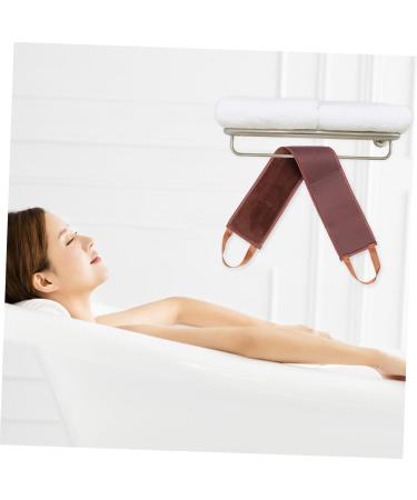 1 Pc back applicator sunscreen tape tan glove applicator tanning lotion tanning oil strip Body cleansing tool back wiping belt oil painting belt flocking Brown - Buy Online on GoSupps.com