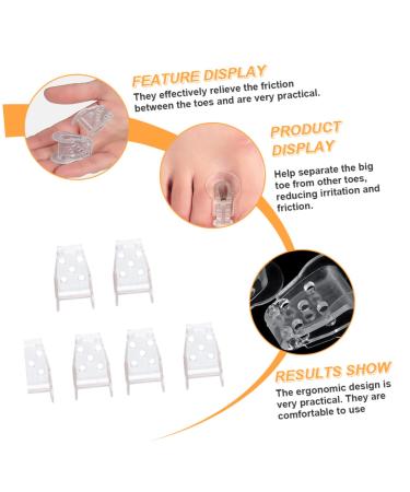 Healifty Nail Gel Splitter Pedicure Tools - 3 Pairs Silicone Gel Men's Valgus Union Separator Bunions Protector - Foot Nail Tool - Buy Online on GoSupps.com