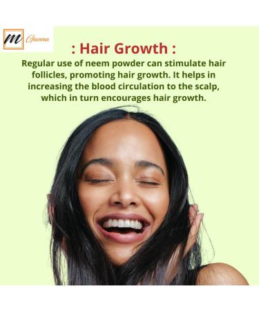 mGanna 100% Natural Neem Leaf Powder Pure Azadirachta Indica for Skin, Hair Care and Cosmetic Formulations 227 GMS / 0.5 LBS - Buy Online on GoSupps.com