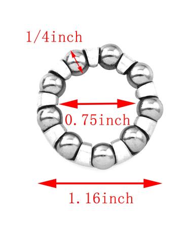 ZYAMY 1/4 Inch Bicycle Crank Ball Bearing Set - 9 Balls for Bottom Bracket Repair - Buy Online on GoSupps.com