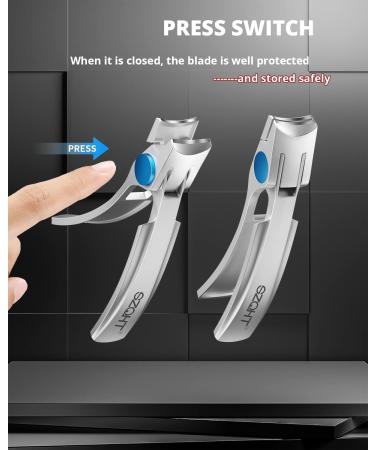 Professional Nail Clippers for Thick & Ingrown Nails - Curved Handle, Precision Toe & Fingernail Cutter - Buy Online on GoSupps.com