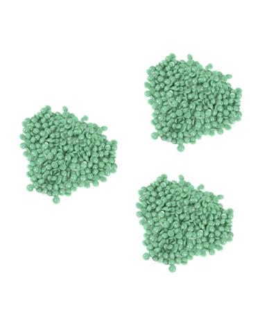 3pcs Painless Hard Wax Beans for Hair Removal - Light Green Depilatory Pearls for Smooth Skin - Buy Online on GoSupps.com