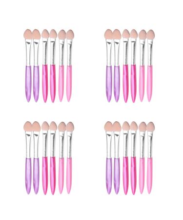 Balawin 24 Pieces One End Foam Tip Applicators Eyeshadow Brush