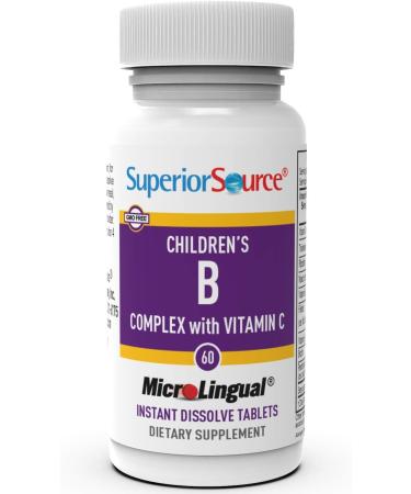 Superior Source Child B-Complex Vitamins - 60 Tablets - Buy Online on GoSupps.com