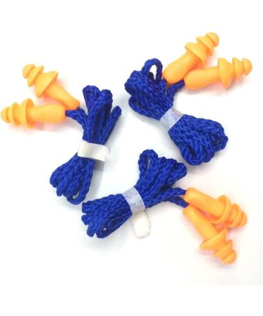 Waterproof earplugs 10Pcs Soft Silicone Corded Ear Plugs Ears Protector Reusable Hearing Protection Noise Reduction Earplugs Earmuff Easy to use and Durable - Buy Online on GoSupps.com