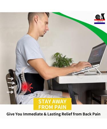 Buy IRUFA WA-OS-12: 3D Medical Grade Compression Back Brace for Herniated Disc & Sciatica Relief XXL Size - Buy Online on GoSupps.com