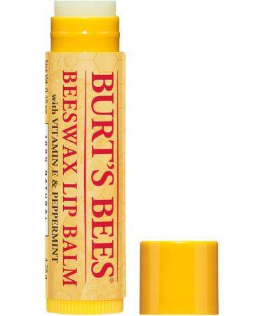 Burt's Bees Natural Lip Balms Gift Set - 4 Pieces + Intensive Night Care | 100% Natural Lip Care | International Shipping - Buy Online on GoSupps.com