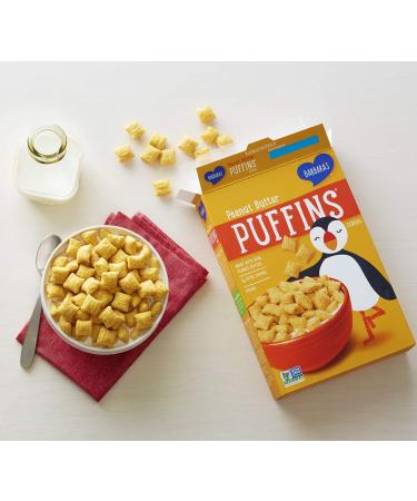 BARBARA'S Puffins Peanut Butter Cereal 11 Oz Box - Non-GMO, Vegan (Pack of 4) - Buy Online on GoSupps.com