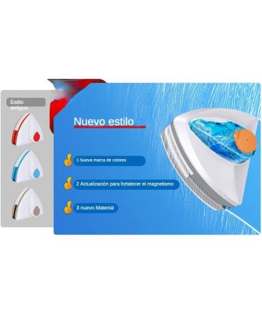 Magnetic Glass Cleaner with Double Side for Windows 8-15 mm Includes 2 Sponges 4 Fixed Buckle and 2 Strip Wiper in Total (Base Set) - Buy Online on GoSupps.com