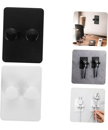 ABOOFAN 24 STK Wall-Mounted Shaver Holder & Razor Organizer - Seamless ABS Towel Hooks for Efficient Bathroom Storage - Buy Online on GoSupps.com