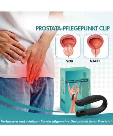 Prostate Care Point Clip - Acupressure Pressure Relief for Anxiety & Tension (2 Pack) | Effortless Prostate Support - Buy Online on GoSupps.com