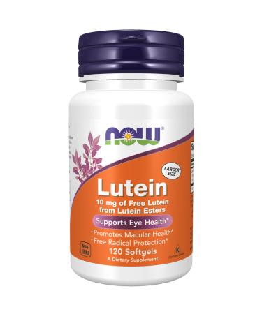 Now Foods Lutein 10 mg 120 Softgels