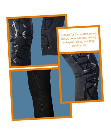 Buy Cycling Leg Sleeves & Running Knee Brace for Men - Comfortable Breathable Support in XL Black - Buy Online on GoSupps.com