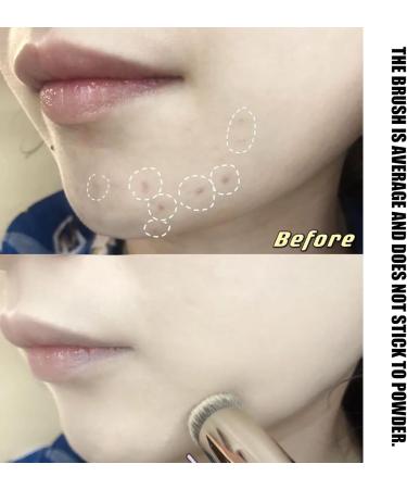 Okaywork Large Inclined Foundation Brush Makeup Brush Blush Brush Foundation Brush Dense Synthetic Premium Brush Hairs for Liquid Makeup Cream Powder Foundation - Buy Online on GoSupps.com