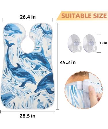 Shop Cute Ghosts Beard Bib Apron - Ultimate Beard Hair Catcher for Men | Perfect Father's Day & Christmas Gift | 2 Suction Cups Included - Buy Online on GoSupps.com