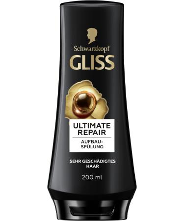 Gliss Ultimate Repair Conditioner (200 ml) with liquid keratin and pearl extract - Repairing treatment for extremely damaged hair
