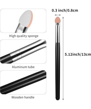 WLLHYF Sponge Eyeliner Brush 12 Pieces Black Double Sided Applicators Eye Makeup Tools Angled Fine Point Small Liner Thin Ultra Tips Wand Set Halloween Cosplay Cosmetic for Women Girls - Buy Online on GoSupps.com