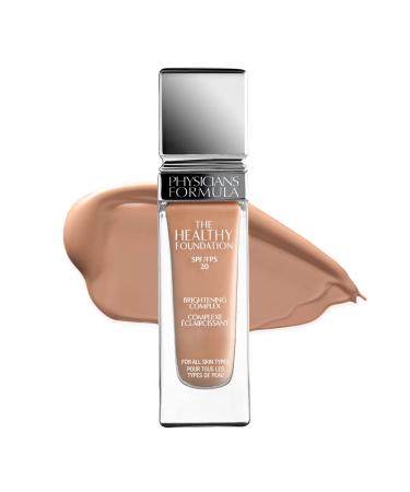 Physicians Formula The Healthy Foundation LN3 | Hydrating Liquid  Natural Finish  SPF 20 | Dermatologist Tested  Clinicially Tested
