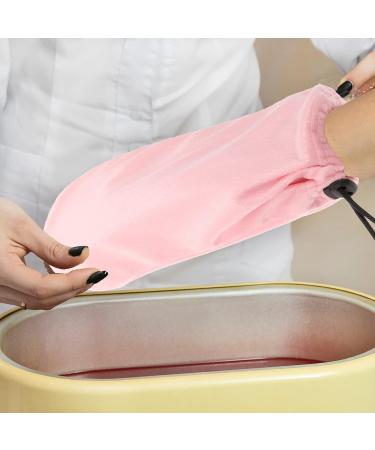 Uonlytech Pink Wax Isolated Gloves for Paraffin Baths | Soft Cotton Inserts for Warmth | Ideal for Spa Treatments - Buy Online on GoSupps.com