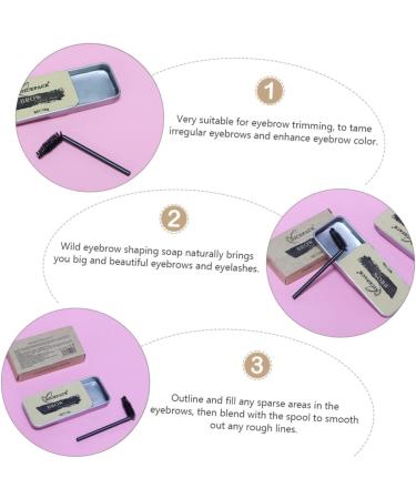 FOMIYES 1 Set Eyebrow Soap Natural Bar Soap Make up Kit Lamination Kit Brow Cream Woman Colorless Soap Set 1 count (Pack of 1) Assorted Color - Buy Online on GoSupps.com