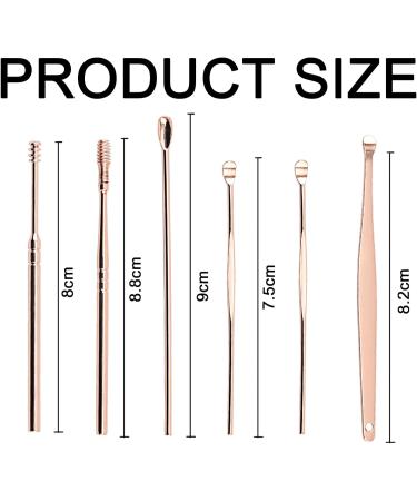 Professional 6-Piece Ear Wax Removal Kit - Stainless Steel Tools for Easy & Portable Ear Cleaning - Reusable Set for Children & Adults (Silver) - Buy Online on GoSupps.com