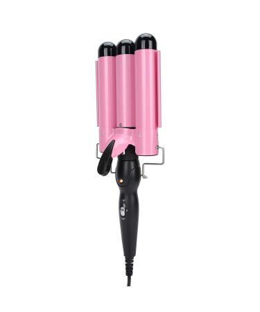 3 Barrel Curling Iron Wand Temperature Adjustable Hair Waver Three Barrel Hair Curler Hair Crimper Professioanl Hair Styling Tool for Women Girl Home and Salon Use (