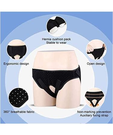 Adjustable Hernia Belt Truss - Pain Relief Support for Groin & Sports Hernia | Removable Compression Pad | Size X - Buy Online on GoSupps.com
