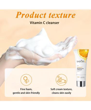 INBOLM Skin Care For Teenage Girls Sets Vitamin C Skincare Set For Face Complete 4piece Kit (Face Wash Eye Cream Face Cream Essence) For All Skin Types - Buy Online on GoSupps.com