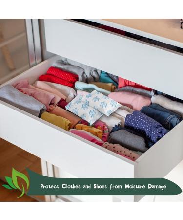 VACYAYA 100g Food Grade Moisture Absorber | Luxury Silica Gel Packs for Storage | 5-Pack Drying Medium - Buy Online on GoSupps.com