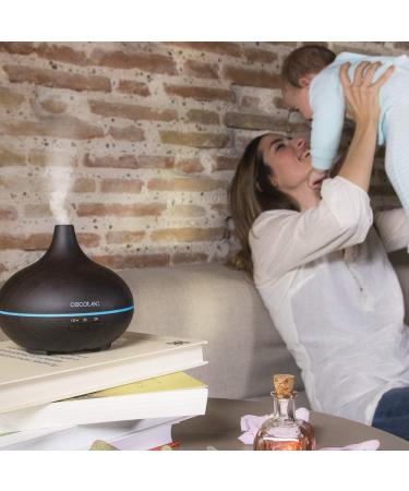 Cecotec Ultrasound Humidifier Pure Aroma - 150-300 ml Timer 7 LED Colors Aromatherapy & Ultra Quiet (150 ml Yin) for Optimal Air Quality - Buy Online on GoSupps.com