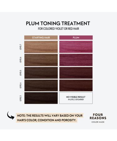 Four Reasons Hair Tinting Conditioner - Natural Semi-Permanent Purple Color - Gentle Intensive Tint for Hair - Pflaum  - Buy Online on GoSupps.com